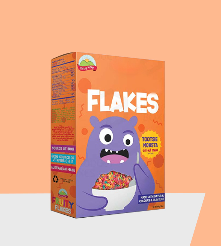 Colorful Cereal Boxes